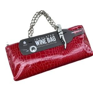 NWT Insulated Wine Bag with corkscrew